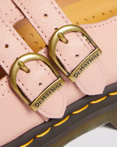 Dr Martens 8065 Virginia Leather Mary Jane Peach