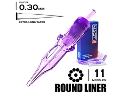 11 RLT/0.30 - Round Liner Extra Long Taper "MAST PRO"
