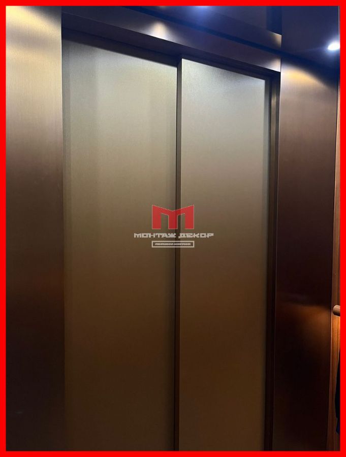 Отделка лифтов плёнкой