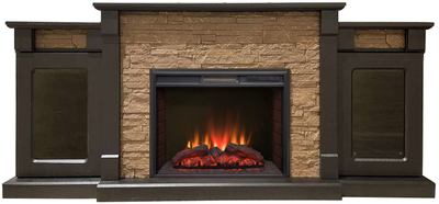 Электрокамин Моника Премиум M4 с очагом Sparta 25.5 LED