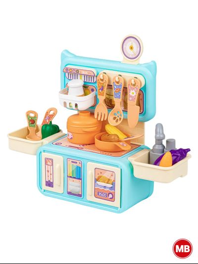 Детская игрушечная кухня с посудой и продуктами