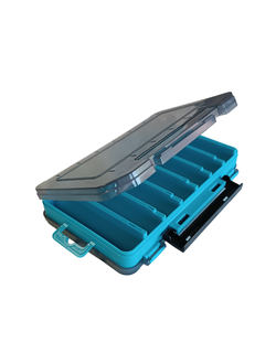 Коробка двухсторонняя размер L/  20х14х3,5см/  Цвет  голубой