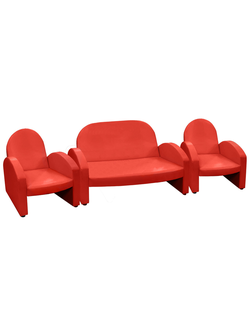 НАБОР "ЭКОНОМ" ДИВАН 154 КРАСНЫЙ 1