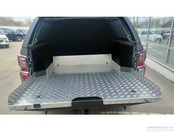Платформа грузовая выкатная для ISUZU D-Max (2012-), ПОД ПЛАСТИКОВЫЙ ВКЛАДЫШ, АВС-Дизайн