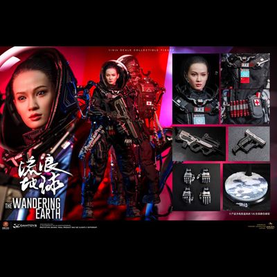 Девушка в экзоскелете (Чжоу Цянь, "Блуждающая Земля") - Коллекционная ФИГУРКА 1/6 CN171-11 rescue unit Zhou Qian (DMS036) - DAMTOYS