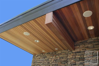 Планкен на подшив свесов кровли