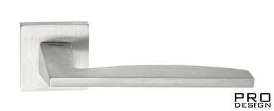 Дверная ручка на квадратном основании Fratelli Cattini "TECH" 8-CS матовый хром