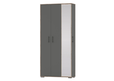 Компактная прихожая Домино mini Дуб Крафт Табачный/Графит