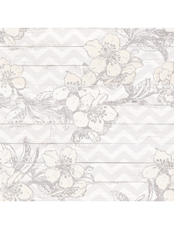 Панно настенное Шебби Шик 1606-0007 60х60 серое (комп. 3шт)