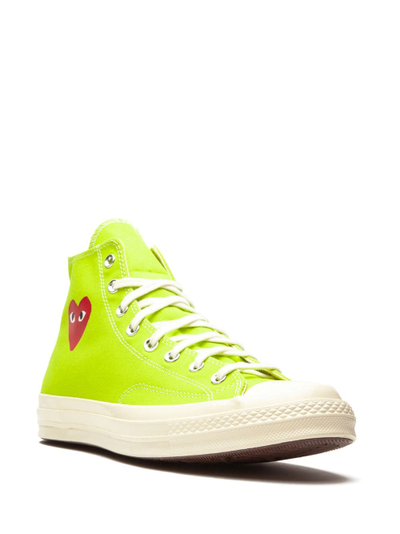 converse салатовые cdg play 168299C