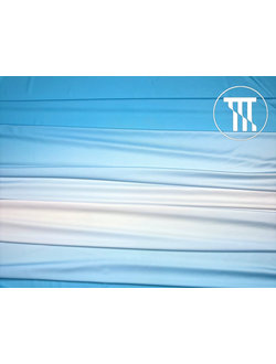 Бифлекс матовый градиент, цв. Белый + Голубой