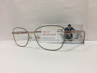 Готовые очки GLODIATR 1732 54-16-140 BLUE BLOCKER