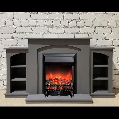 Электрокамин Скандинавия LUX GR с очагом Fobos