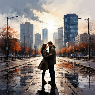 Портрет по фотографии (имитация масла) (модификация 1)