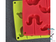 Форма для леденцов Доляна «Усы», 28,5×16×2 см, 10 ячеек, с палочками, цвет МИКС