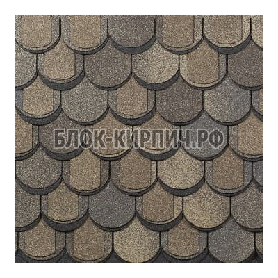 Гибкая черепица Shinglas атлантика многослойная мадейра