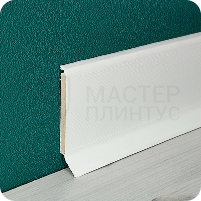 Плинтус ХДФ Dollken S100 100мм Х 2,575 м 1013/5012 Белый