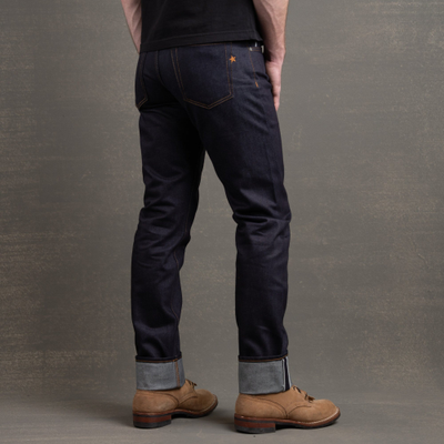 Джинсы =Brave Star= Strongman 16.5oz 'Blue Blood' Selvage Denim