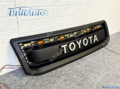 Решетка радиатора Toyota Prado 120 с подсветкой