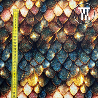 Бифлекс матовый принт Дракон 3D