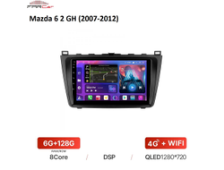 Штатная магнитола FarCar для Mazda 6 2 GH (2007-2012) на Android 12