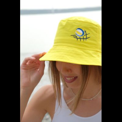 Панама взрослая желтая (мяч классический/пляжный)