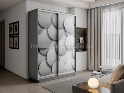 Шкаф-купе Дуо-Фото (Шары) 1200*450*2200