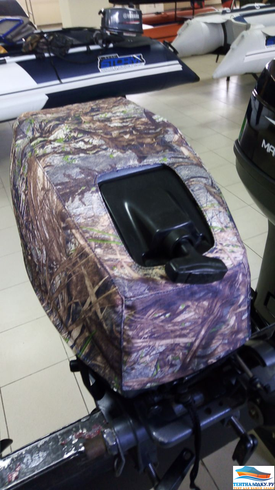 Чехол на капот SEA-PRO 9.9-15 л.с. - 2 такта (т.синий, серый, черный)