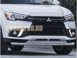 Защита переднего бампера Mitsubishi ASX
