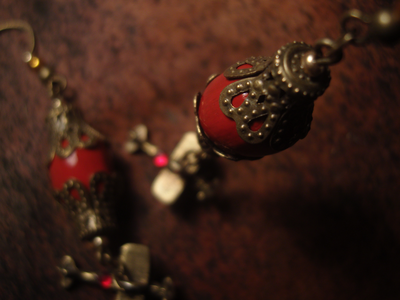 Благотворительность. Серьги "Сквозь закат на кукурузнике"