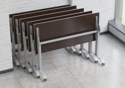 Стол радиусный складной мобильный Mobile System