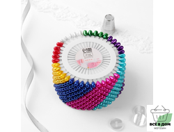 Булавки портновские «Капля», 40 мм, 40 шт, цвет МИКС