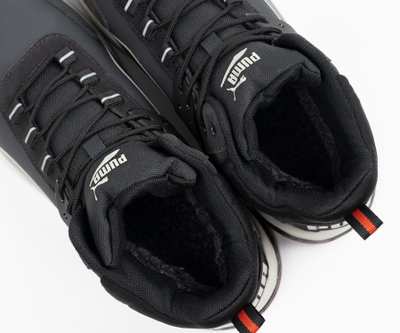 Кроссовки Puma Running System Black Grey зимние