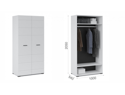 Спальня Йорк - Шкаф  2-х дверный