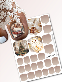 Мини пленки для педикюра LIT-020