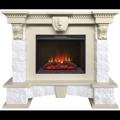 Электрокамин Ричард WT с очагом Sparta 25.5 LED