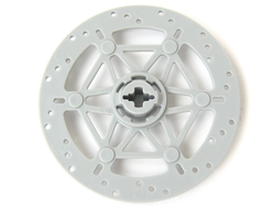 Technic, Steering Brake Disk 6 x 6, Light Bluish Gray (65416 / 6285654)