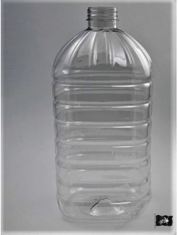 ПЭТ бутылка 5 л. с ручкой (упаковка 35 шт.) ПРОЗРАЧНАЯ