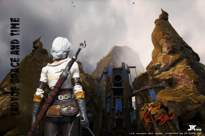 Цири (Цирилла, The Witcher III) - КОЛЛЕКЦИОННАЯ ФИГУРКА 1/6 Lady of space and time Ciri (K-001) - JKTOYS