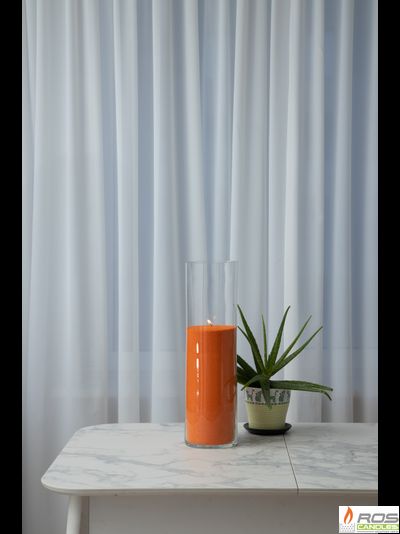 Насыпная свеча "Цилиндр 50 см", оранжевая "Оранжевый"