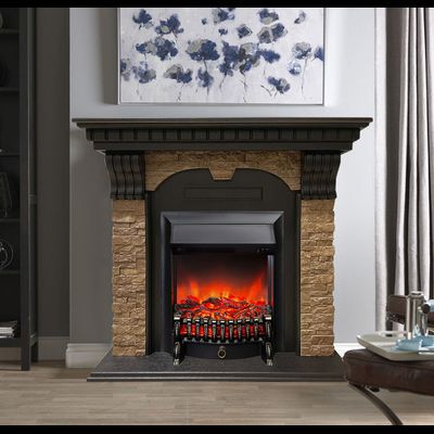 Электрокамин Дублин BL M4 с очагом Fobos