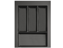 Лоток  для столовых приборов TRAY 400мм, ГРАФИТ  (13.0070)  AQ