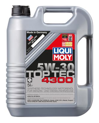 HC-синтетическое моторное масло &quot;Top Tec 4300&quot; 5W30, 5 л