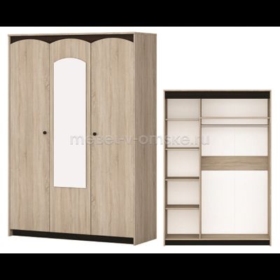 ОМ181 Шкаф Ева 3-х дверный. Размер: 1392х2168х524.