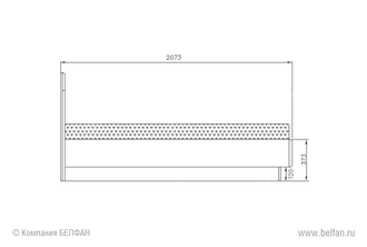 Кровать двуспальная "Хедмарк" (Hedmark) 160Ш, Belfan купить в Ялте