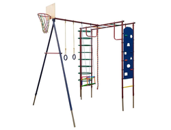 Детский спортивный комплекс Вертикаль Сатурн со скалодромом дачный купить в Воронеже