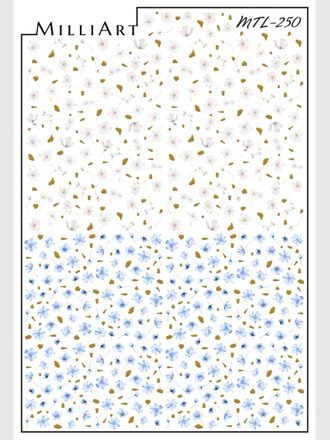 Слайдер-дизайн MilliArt Nails Металл MTL-250