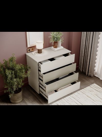 Атлантис Комод КМ-001 Кашемир / МДФ - матовая Флан GA-06