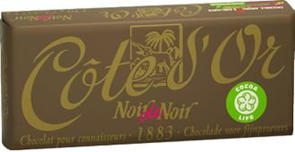 Шоколадная плитка Cote D'or Noir De Noir 150гр (24 шт)