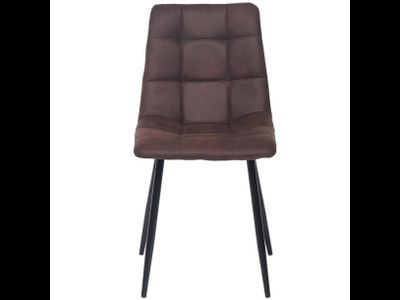 Стул Дублин, ткань серая (УВ777-16), строчка квадрат